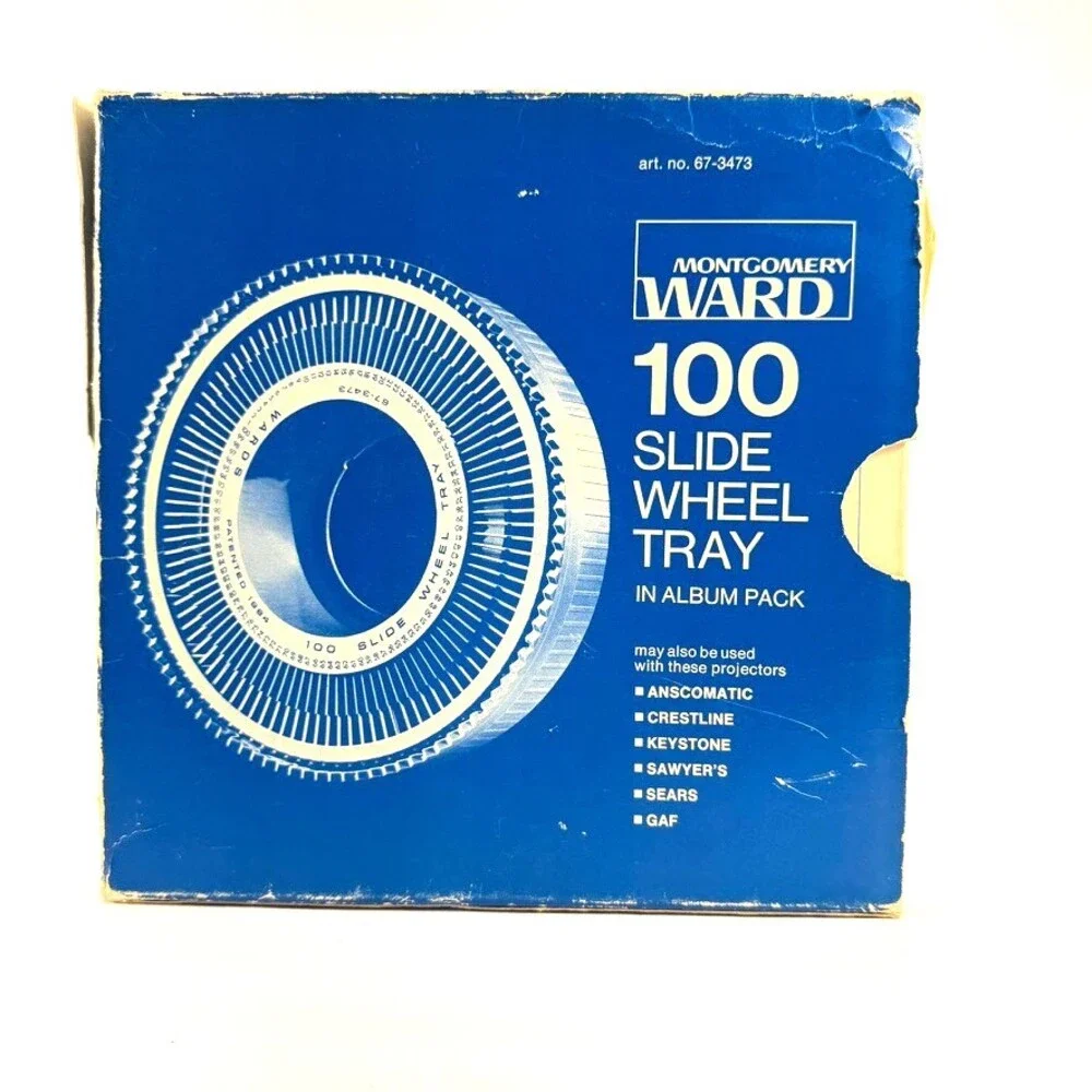VITG Montgomery Ward 100 Slide Wheel Tray in Album Pack Projectors 67-3473